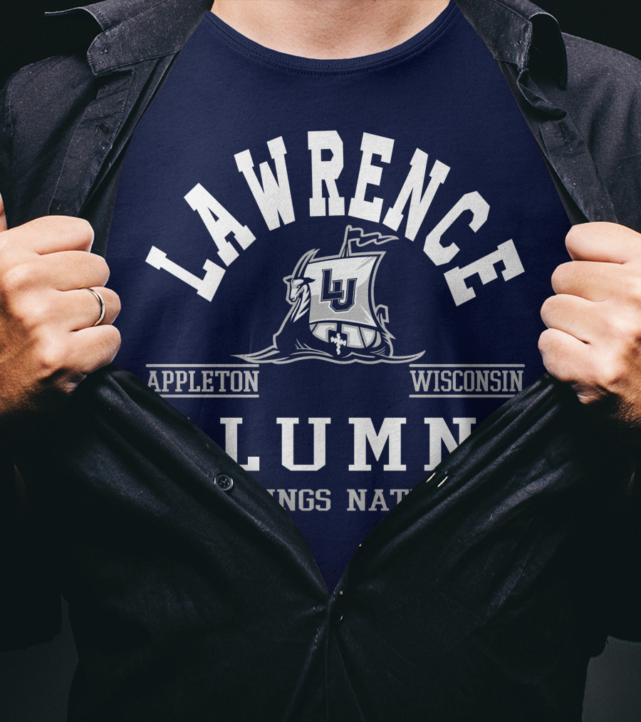 Lawrence Alumni Vikings Nation Appleton Wisconsin T-Shirt