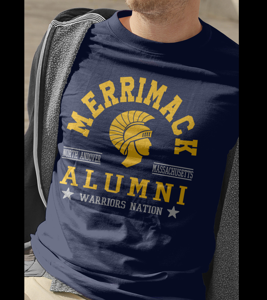 Merrimack College Warriors Nation Alumni North Andover Massachusetts T-Shirt