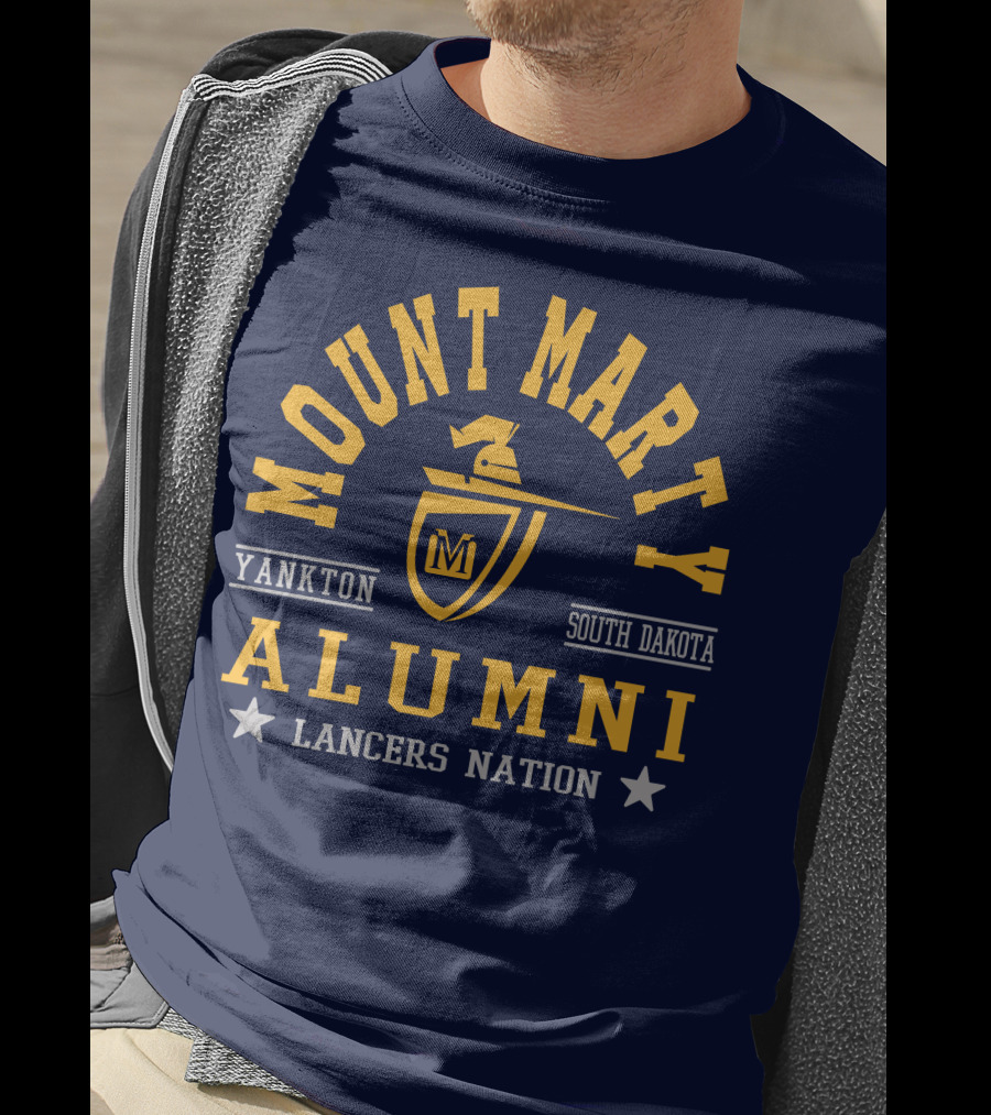 Mount Marty Yankton South Dakota Alumni Lancers Nation T-Shirt