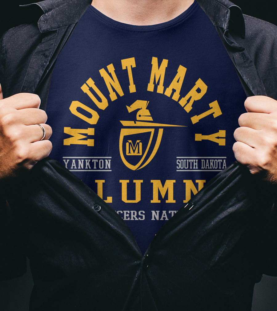 Mount Marty Yankton South Dakota Alumni Lancers Nation T-Shirt