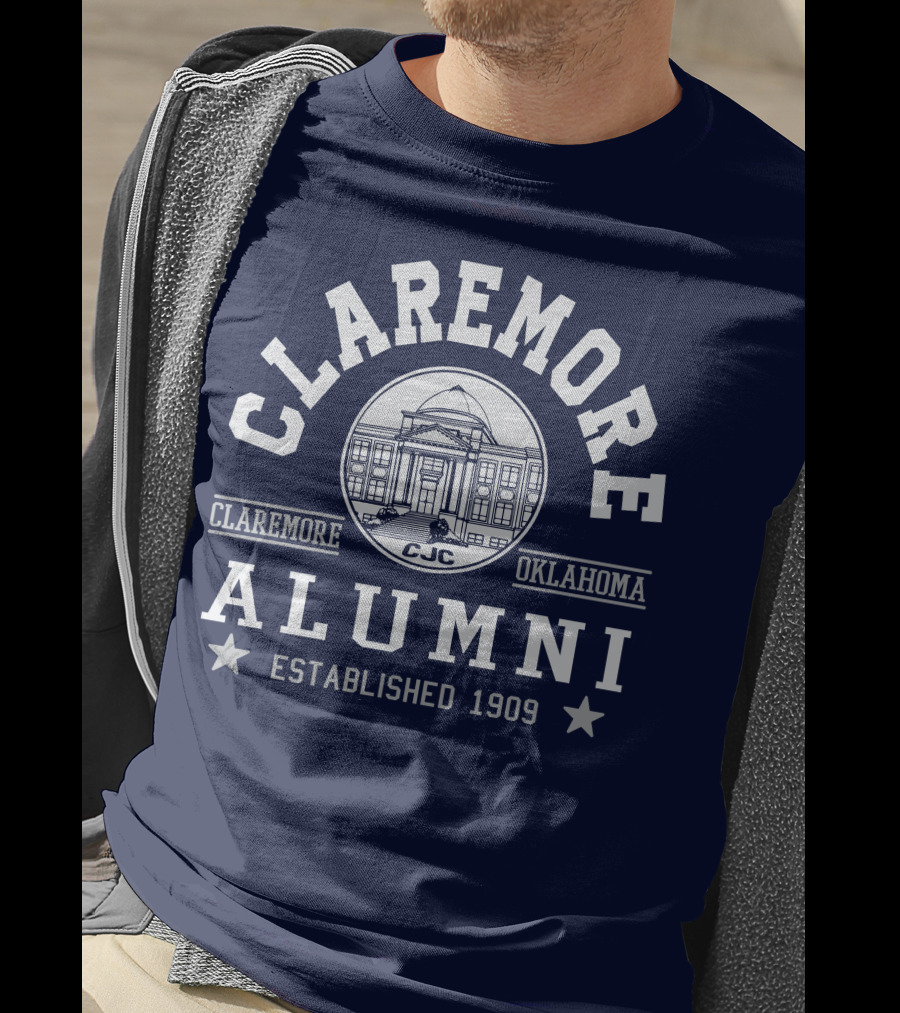 Claremore Oklahoma CJC Alumni Established 1909 T-Shirt