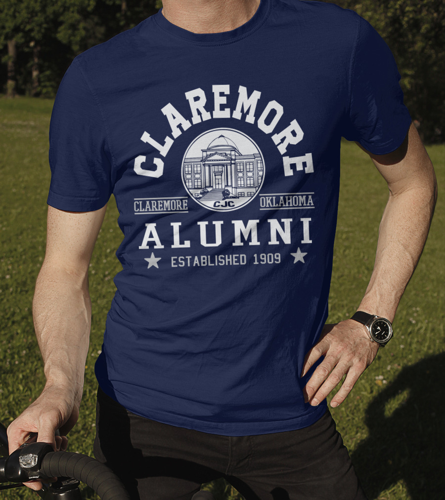 Claremore Oklahoma CJC Alumni Established 1909 T-Shirt