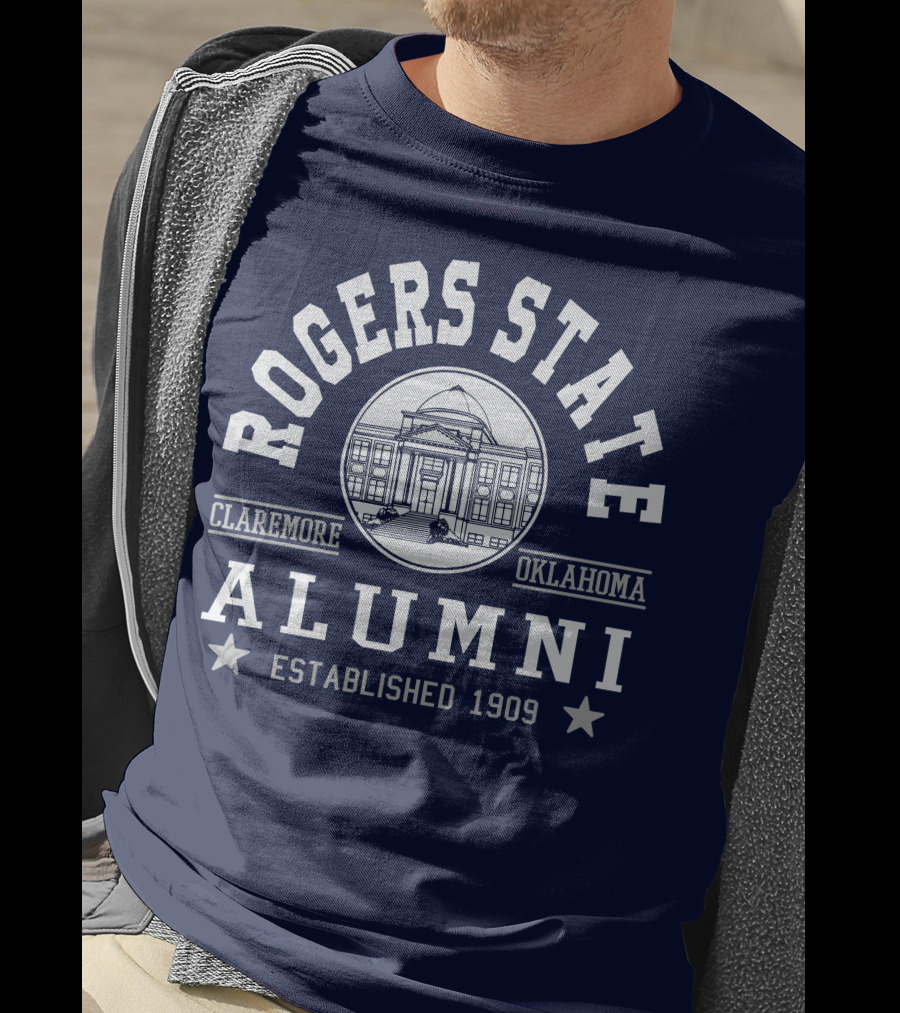 Rogers State Alumni Claremore Oklahoma Established 1909 T-Shirt
