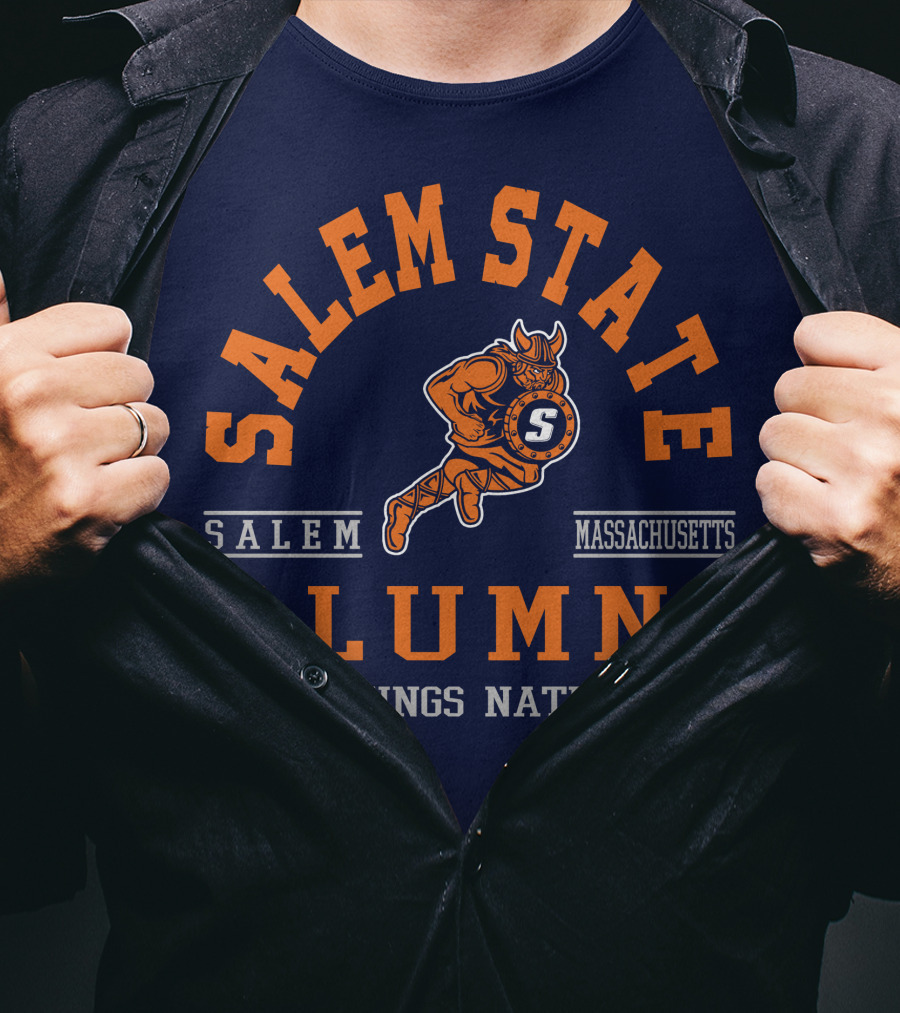 Salem State Massachusetts Alumni Vikings Nation T-Shirt