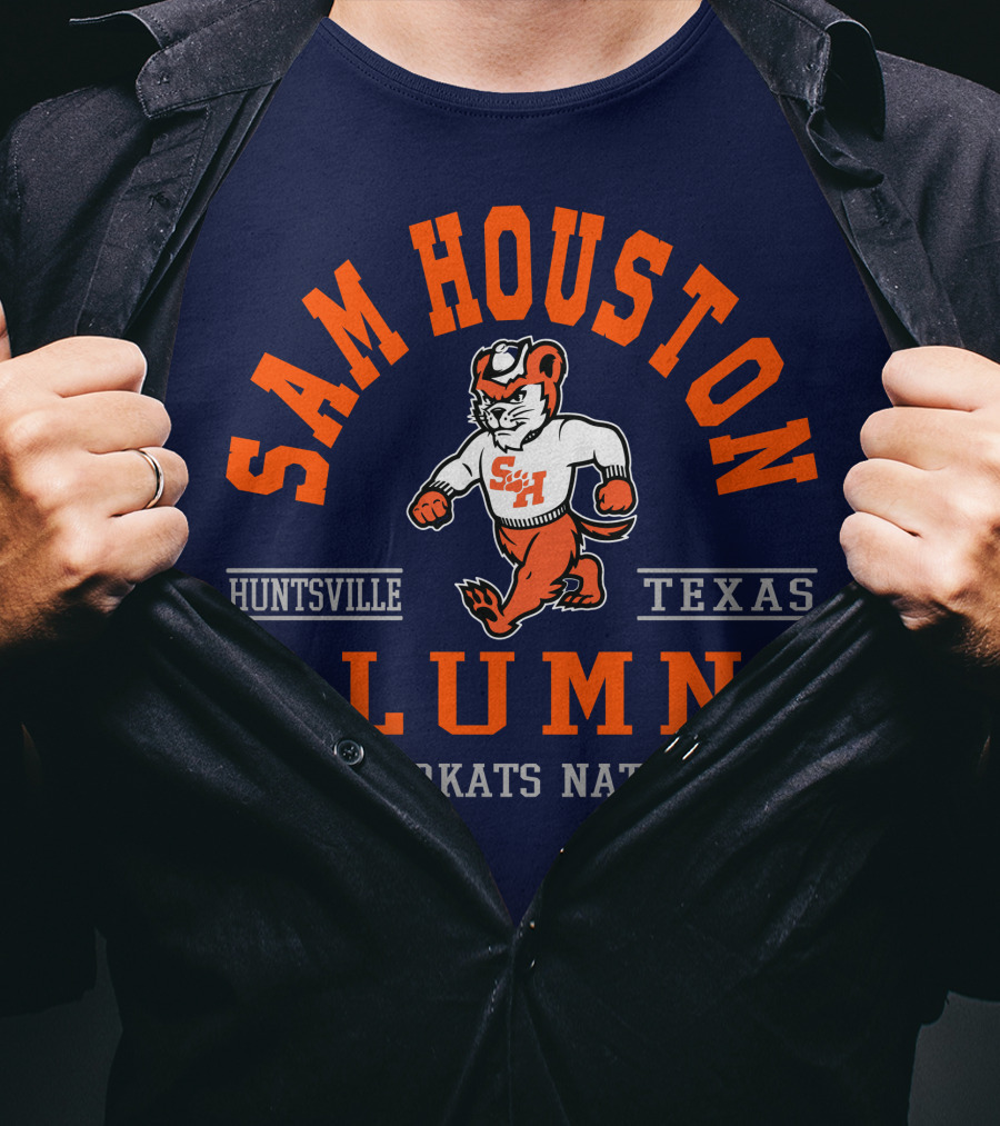 Sam Houston Alumni Bearkats Nation Huntsville Texas T-Shirt