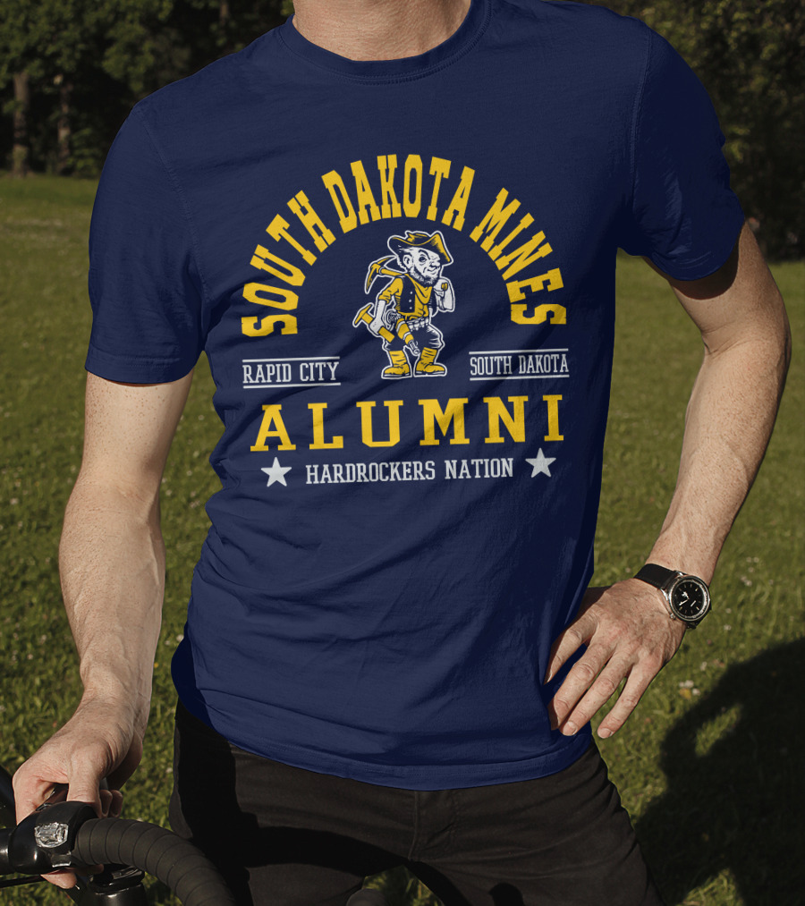 South Dakota Mines Rapid City Hardrockers Nation Alumni T-Shirt