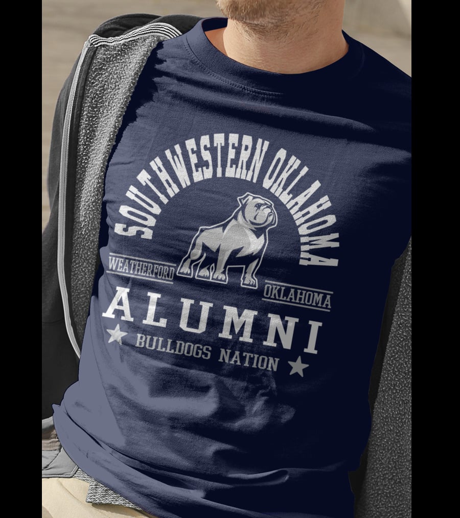 Southwestern Oklahoma Weatherford Bulldogs Alumni Nation T-Shirt