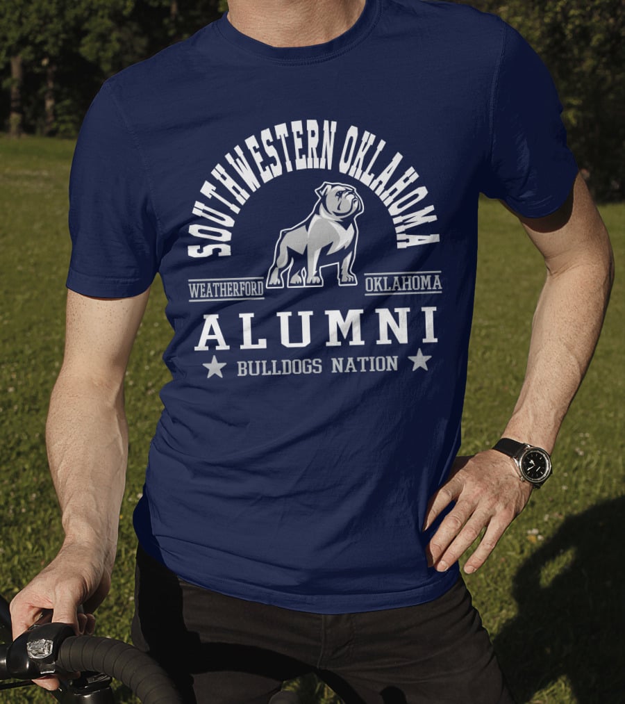 Southwestern Oklahoma Weatherford Bulldogs Alumni Nation T-Shirt