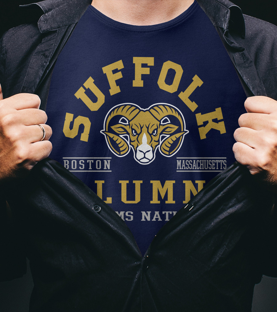 Suffolk Alumni Rams Nation Boston Massachusetts T-Shirt
