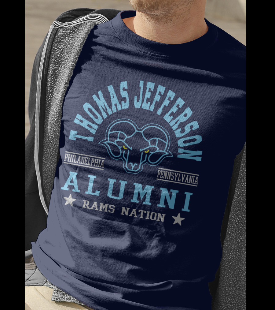 Thomas Jefferson Alumni Rams Nation Philadelphia Pennsylvania T-Shirt