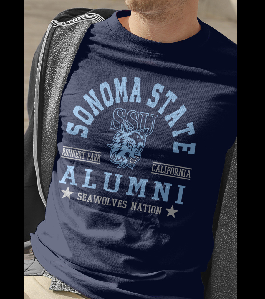 Sonoma State Alumni SSU Seawolves Nation Rohnert Park California T-Shirt