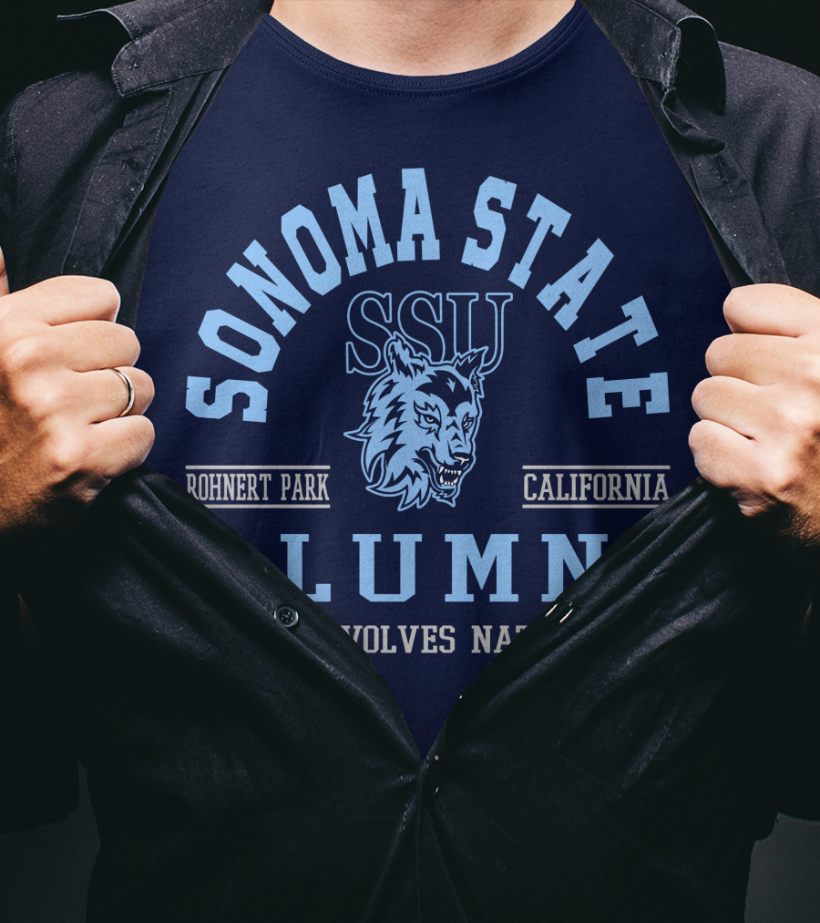 Sonoma State Alumni SSU Seawolves Nation Rohnert Park California T-Shirt