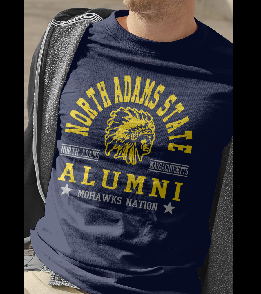North Adams State Alumni Mohawks Nation Massachusetts T-Shirt