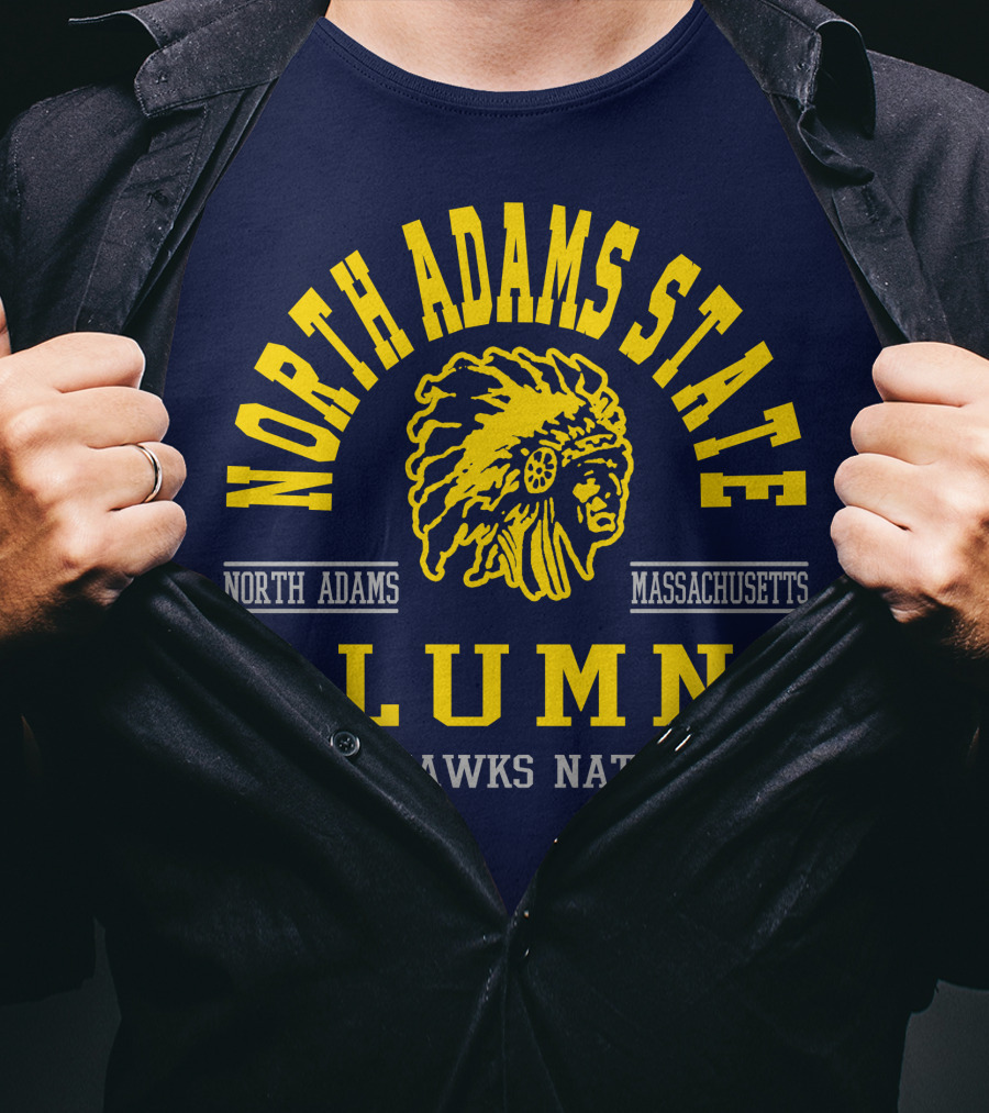 North Adams State Alumni Mohawks Nation Massachusetts T-Shirt
