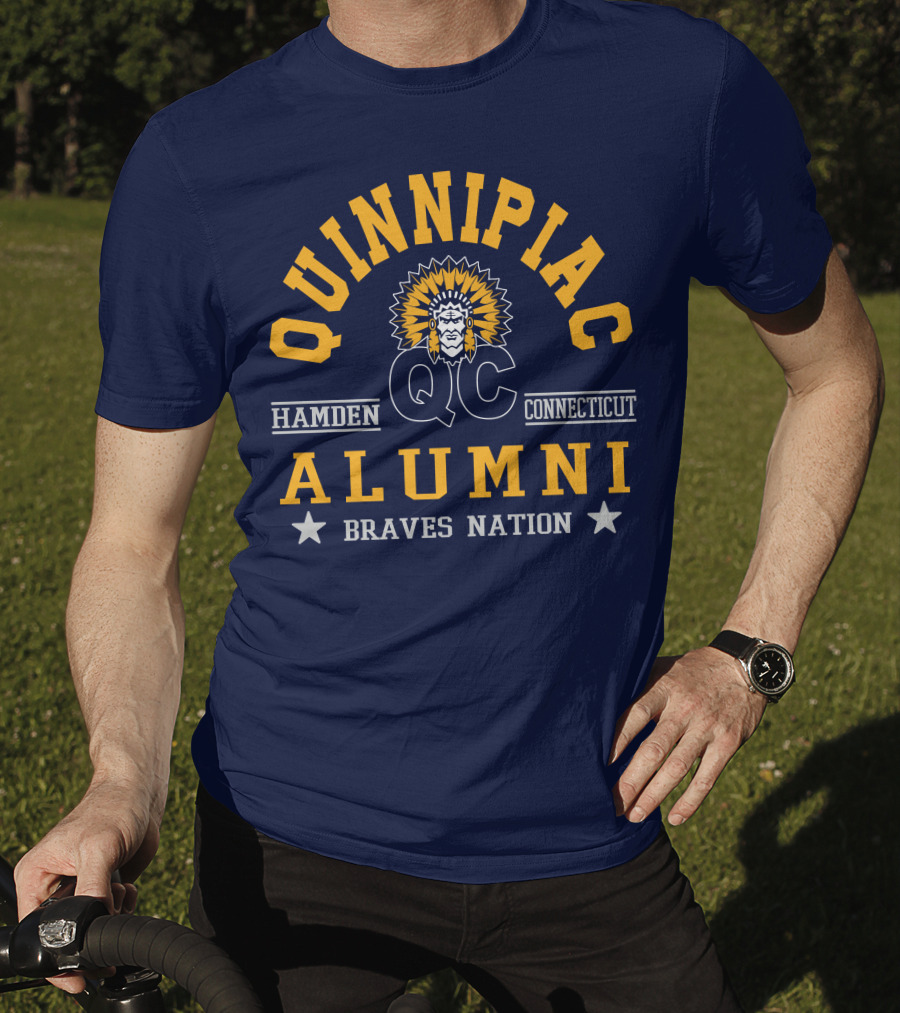 Quinnipiac QC Hamden Connecticut Alumni Braves Nation T-Shirt