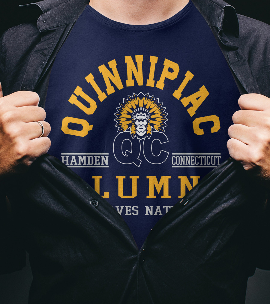 Quinnipiac QC Hamden Connecticut Alumni Braves Nation T-Shirt