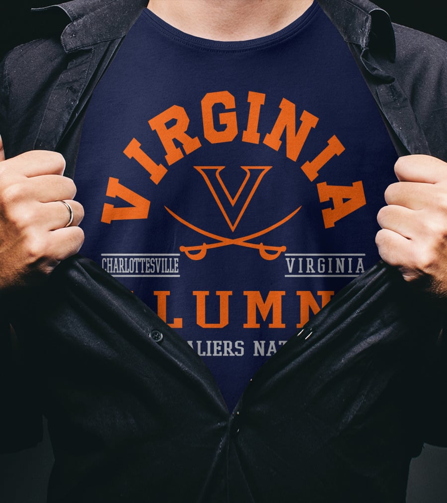 Virginia Alumni Cavaliers Nation Charlottesville Virginia T-Shirt