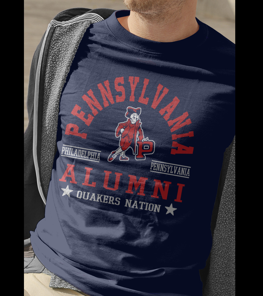 Pennsylvania Alumni Quakers Nation Philadelphia Pennsylvania T-Shirt