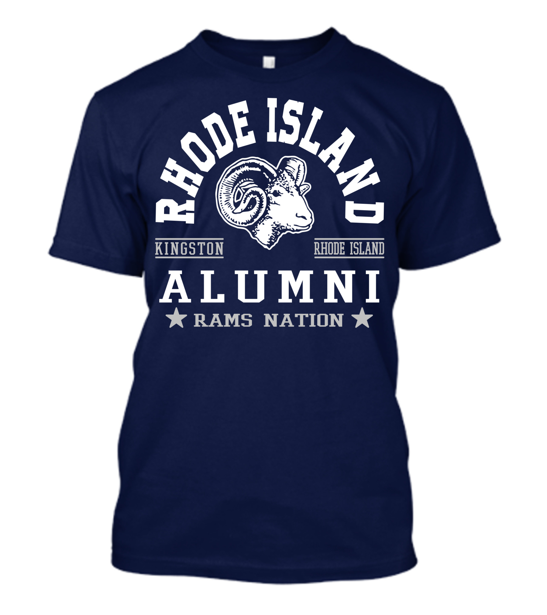 Rhode Island Alumni Rams Nation Kingston T-Shirt