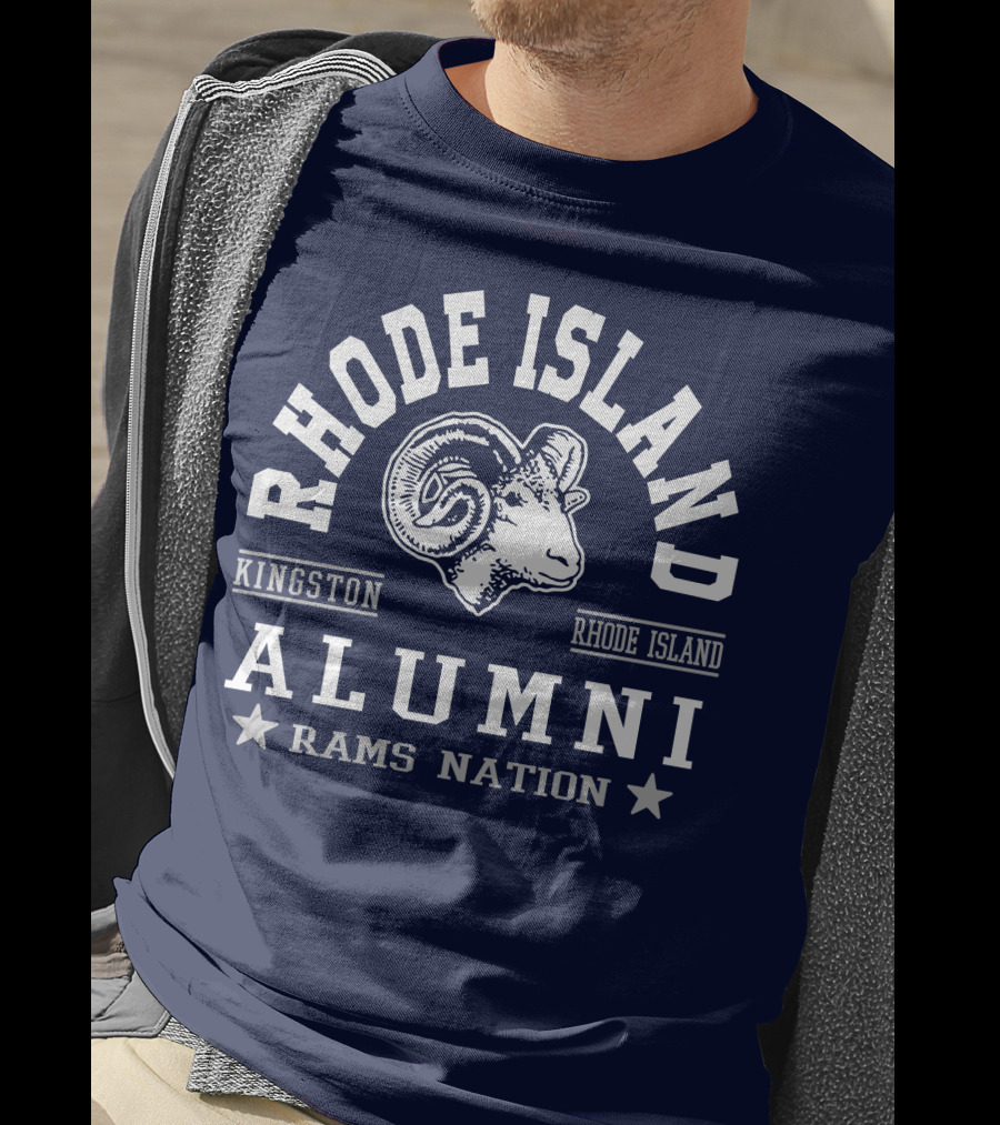 Rhode Island Alumni Rams Nation Kingston T-Shirt