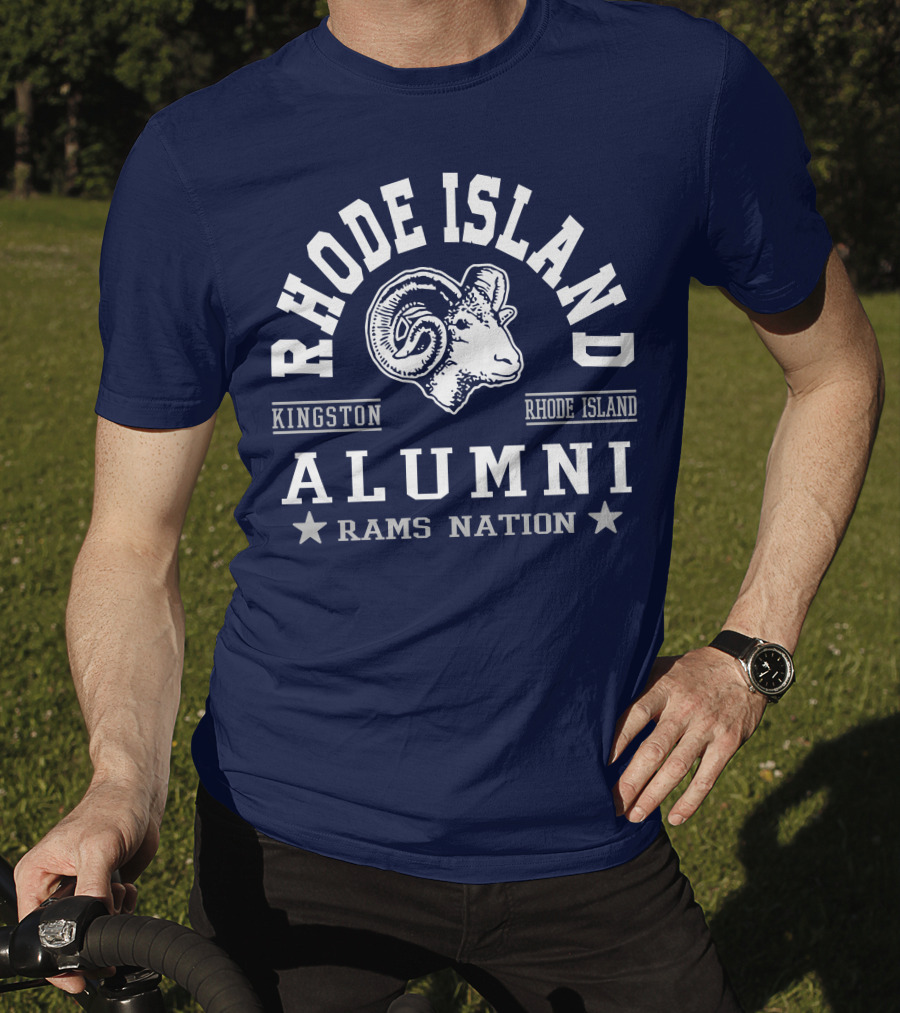Rhode Island Alumni Rams Nation Kingston T-Shirt