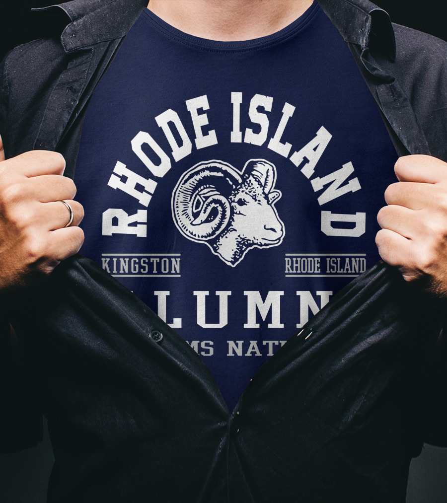 Rhode Island Alumni Rams Nation Kingston T-Shirt