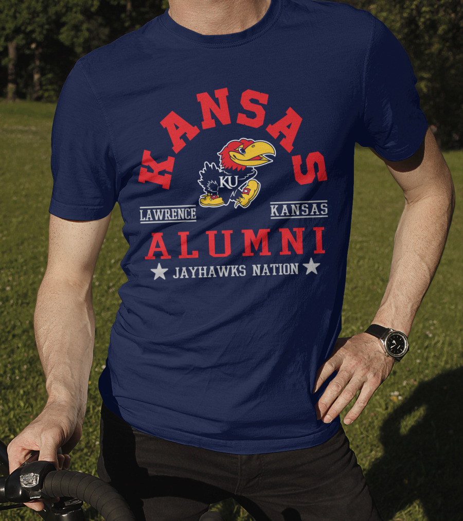 Kansas Alumni Jayhawks Nation Lawrence Kansas T-Shirt