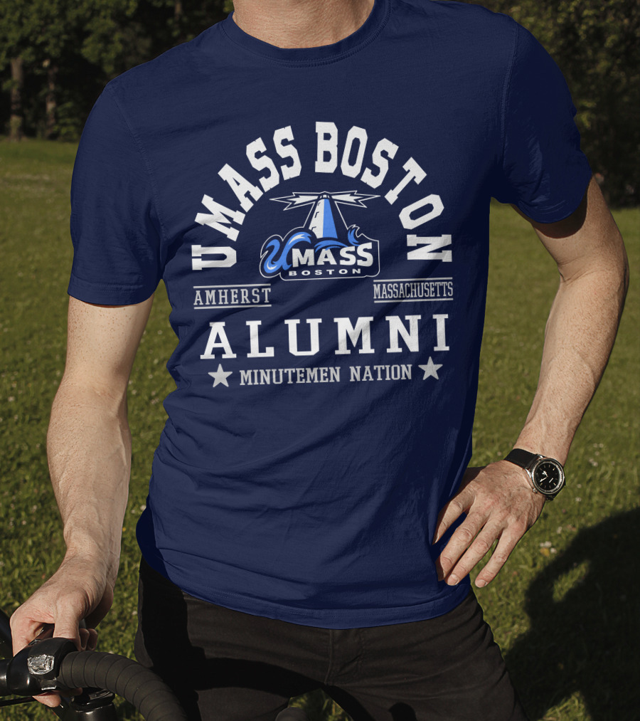 UMass Boston Alumni Amherst Massachusetts Minutemen Nation T-Shirt