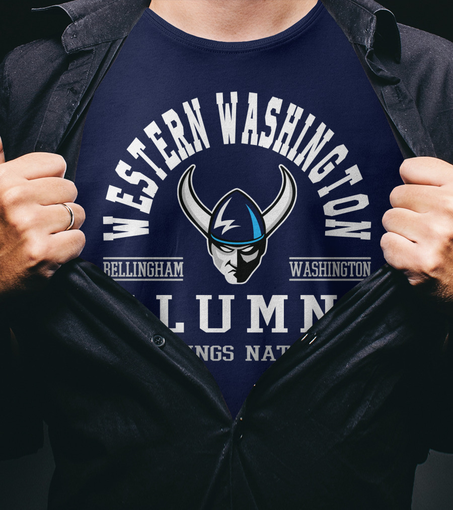 Western Washington Alumni Bellingham Vikings Nation T-Shirt