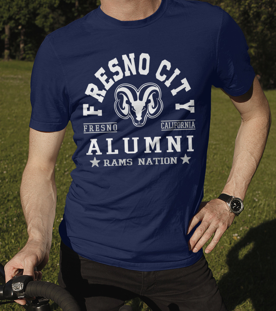 Fresno City California Alumni Rams Nation T-Shirt