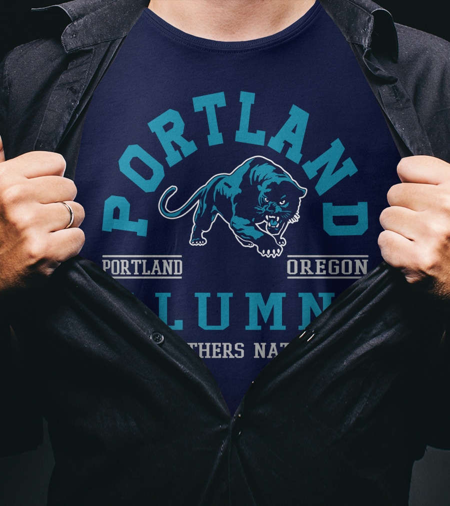 Portland Oregon Alumni Panthers Nation T-Shirt