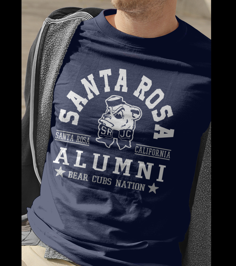 Santa Rosa Bear Cubs SRJC Alumni California Nation T-Shirt
