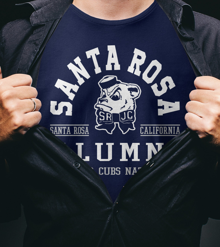 Santa Rosa Bear Cubs SRJC Alumni California Nation T-Shirt