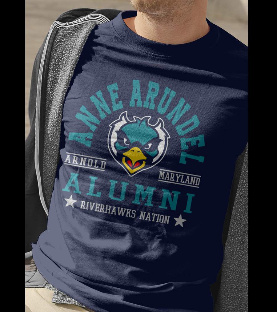 Anne Arundel Alumni Arnold Maryland Riverhawks Nation T-Shirt