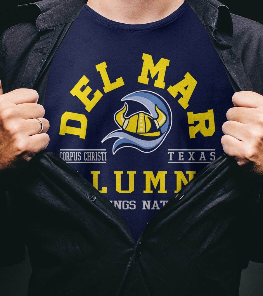 Del Mar College Corpus Christi Texas Alumni Vikings Nation T-Shirt