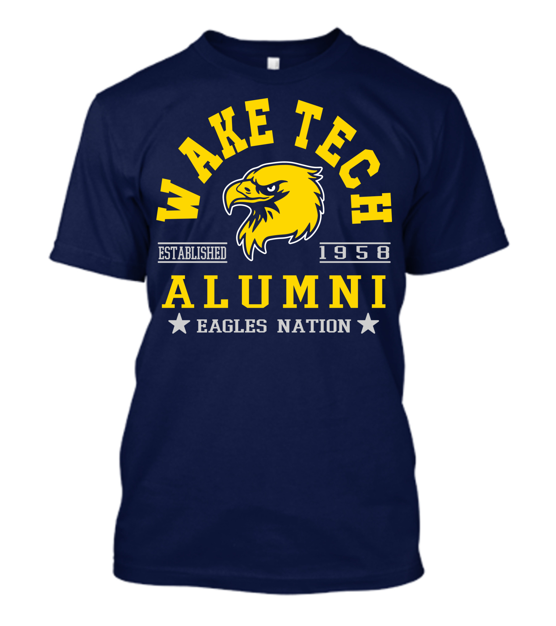 Wake Tech Alumni Eagles Nation Established 1958 T-Shirt