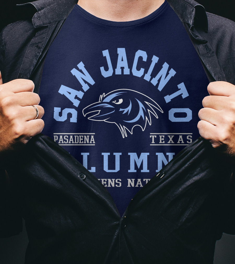 San Jacinto Pasadena Texas Alumni Ravens Nation T-Shirt