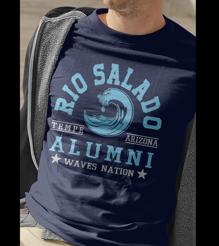 Rio Salado College Tempe Arizona Alumni Waves Nation T-Shirt