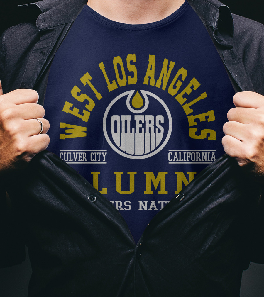 West Los Angeles Oilers Culver City California Alumni Oilers Nation T-Shirt