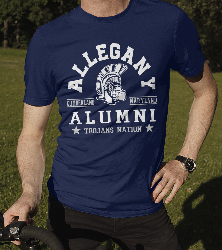 Allegany Cumberland Maryland Alumni Trojans Nation T-Shirt