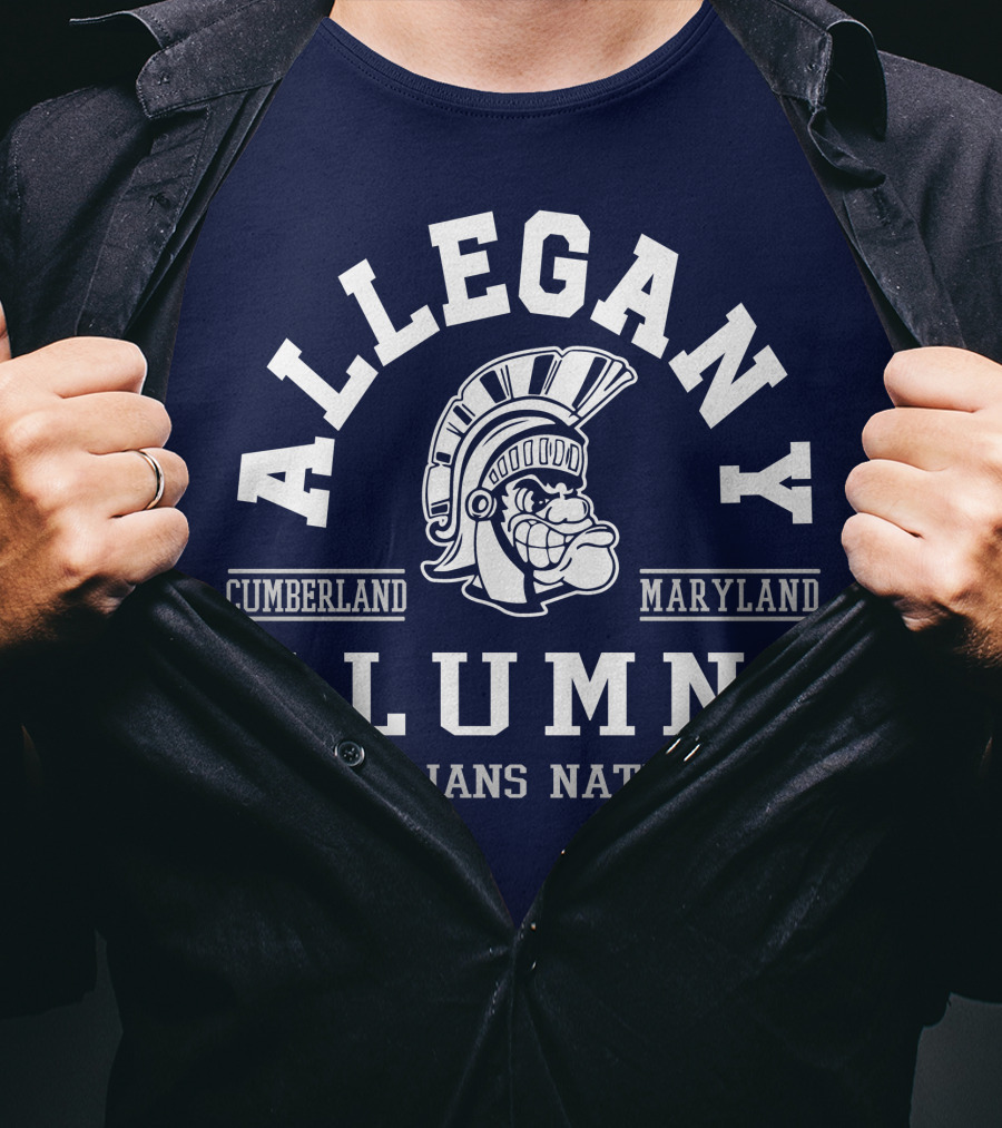 Allegany Cumberland Maryland Alumni Trojans Nation T-Shirt