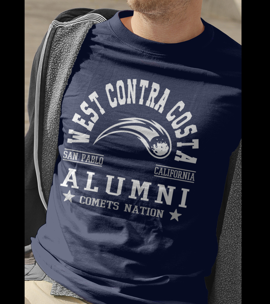 West Contra Costa San Pablo California Alumni Comets Nation T-Shirt