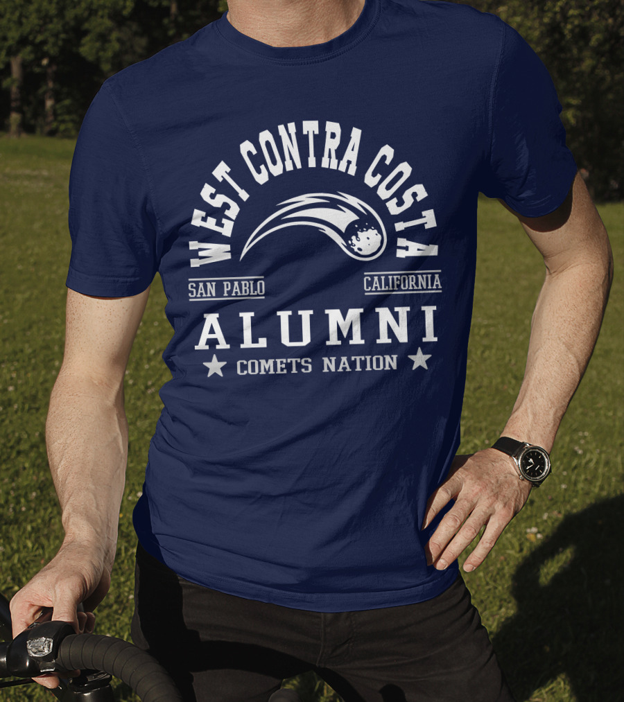 West Contra Costa San Pablo California Alumni Comets Nation T-Shirt