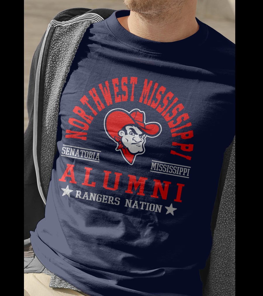 Northwest Mississippi Senatobia Alumni Rangers Nation T-Shirt