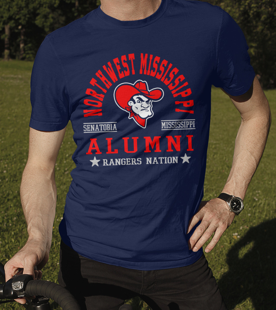 Northwest Mississippi Senatobia Alumni Rangers Nation T-Shirt