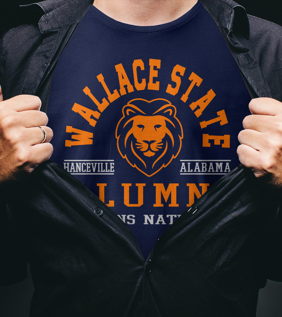 Wallace State Hanceville Alabama Alumni Lions Nation T-Shirt