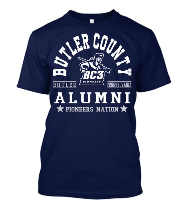 Butler County BC3 Pioneers Alumni Pennsylvania Nation T-Shirt