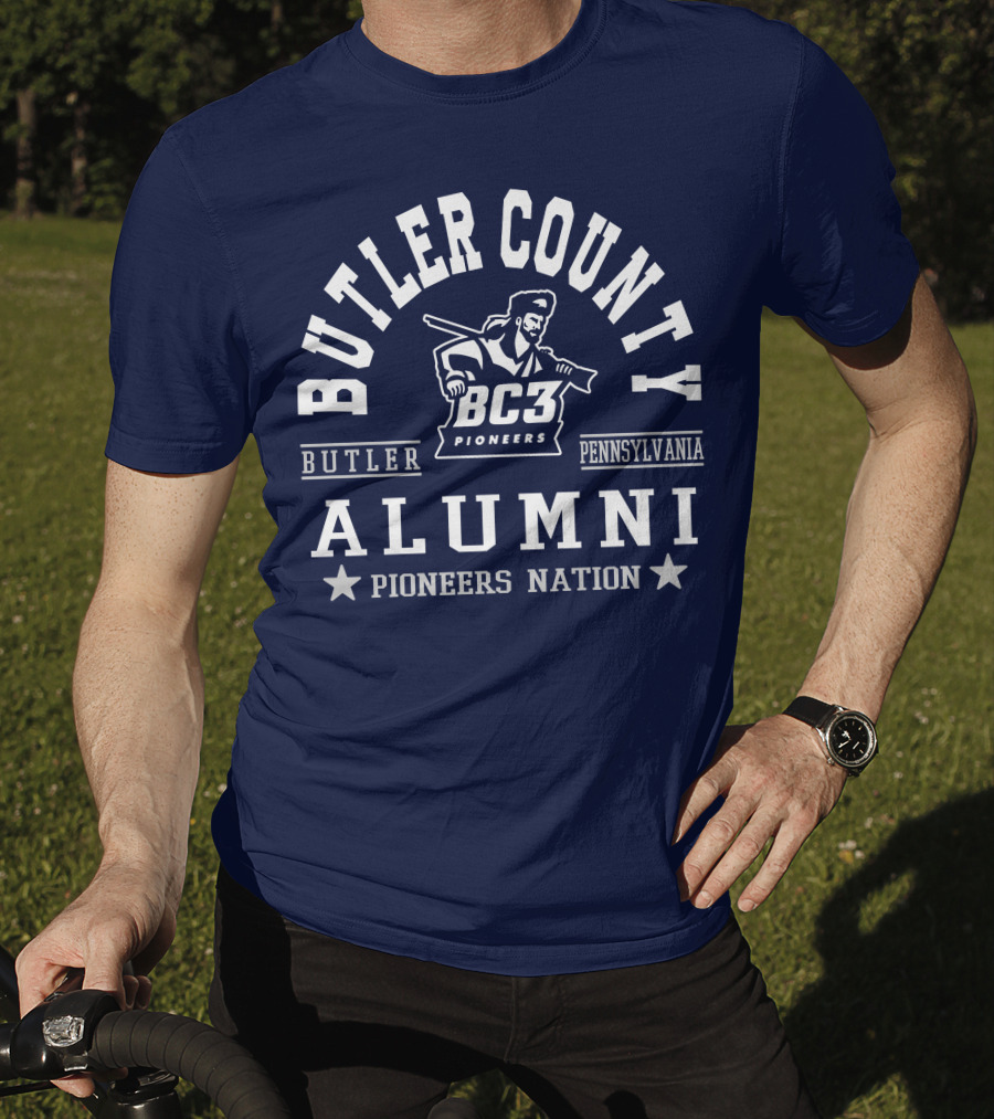Butler County BC3 Pioneers Alumni Pennsylvania Nation T-Shirt