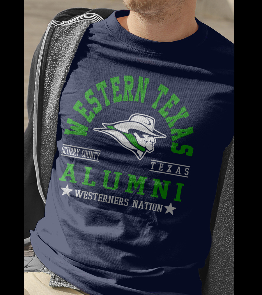 Western Texas Alumni Scurry County Westerners Nation T-Shirt