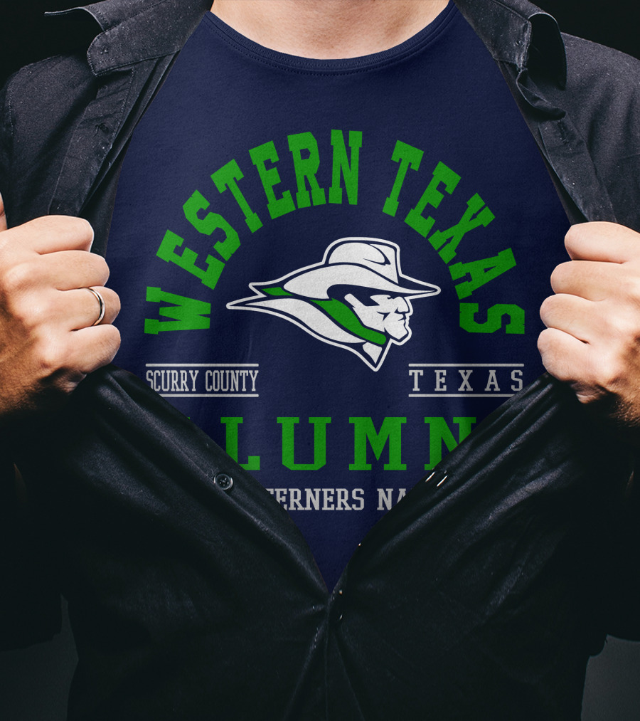 Western Texas Alumni Scurry County Westerners Nation T-Shirt
